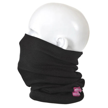 Modaflame Knit Fr Neck Tube Fr19 - Black - Customisable Flame Resistant Accessories