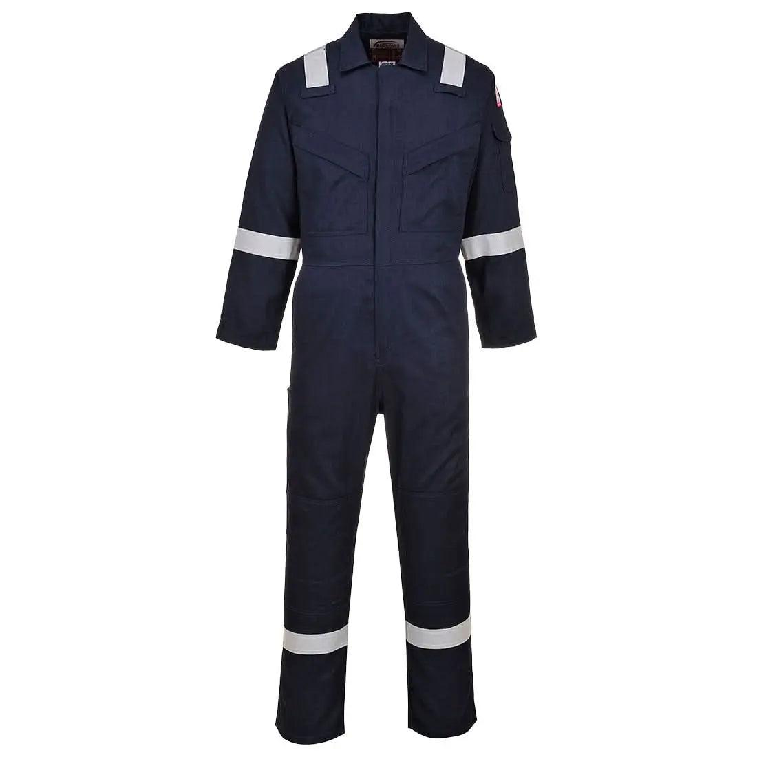 Bizflame Work Lightweight Fr Coverall Fr21 - Navy Tall - Customisable Coveralls