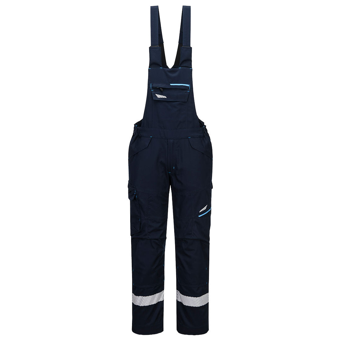Wx3 Modaflame Work Fr Bib And Brace - FR405 - Navy - Customisable Bib &amp; Brace