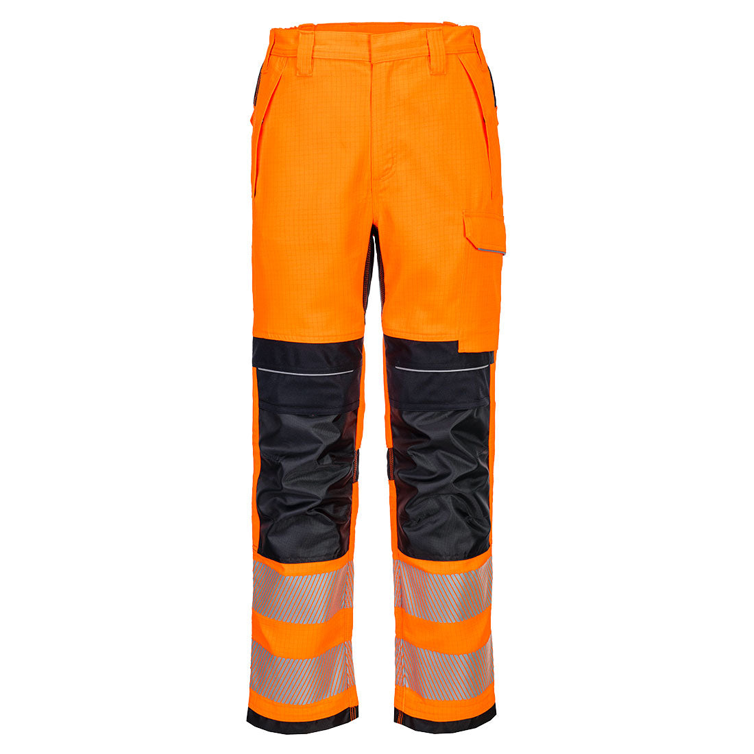 Pw3 Modaflame Work Hvo Multi Norm Fr Trousers - FR414 - Orange Navy - Customisable Work Trousers