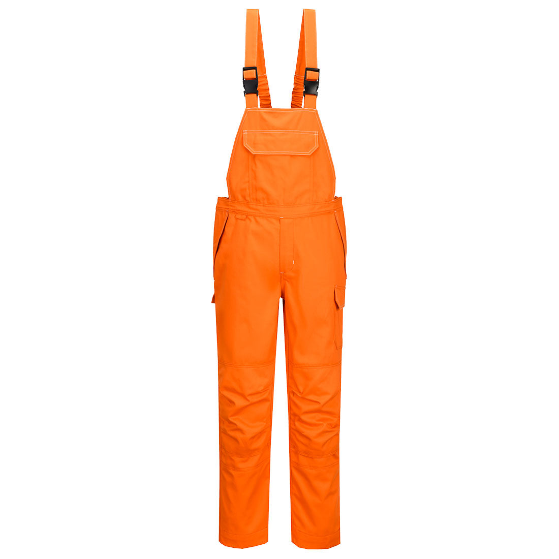 Bizflame Work FR Bib and Brace - FR449 - Orange - Customisable Bib &amp; Brace