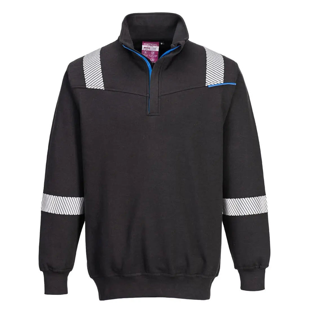 Wx3 Modaflame Knit Fr 1/4 Zip Sweatshirt - FR710