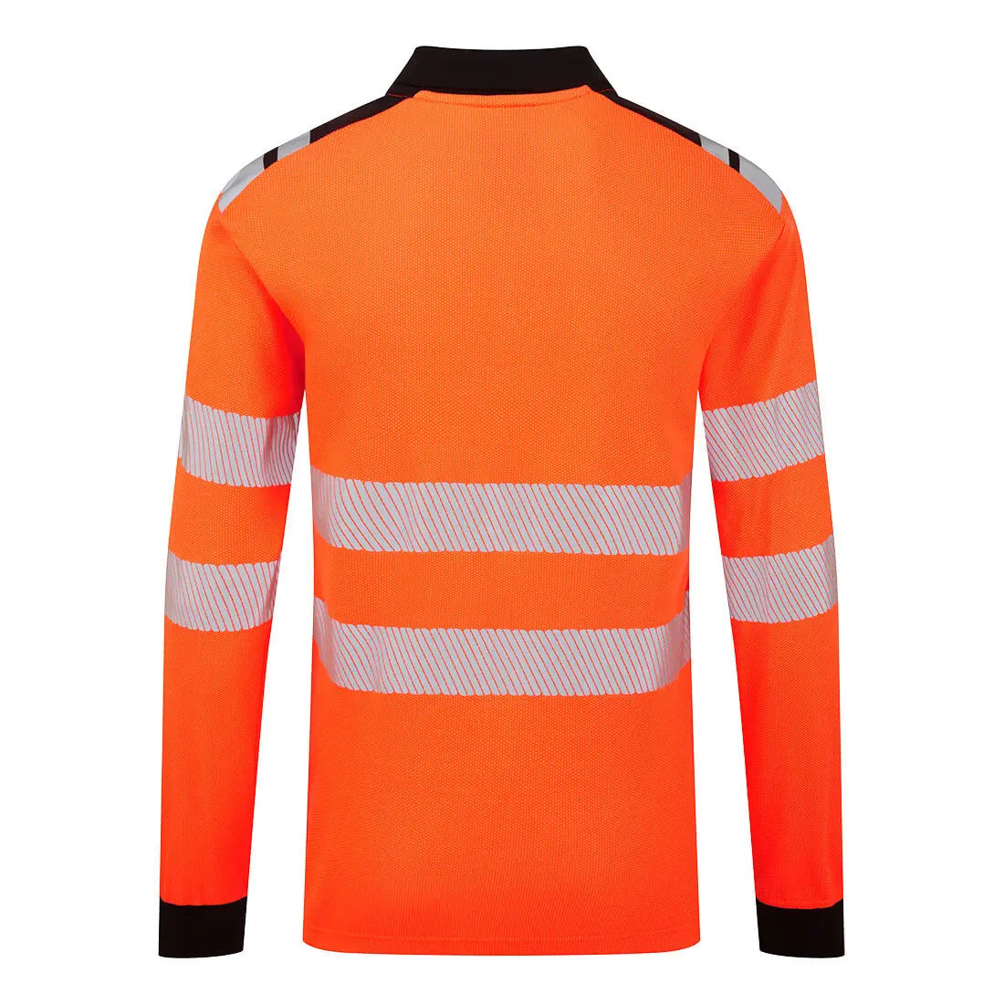 Pw3 Modaflame Knit Hvo Fr Long Sleeve Polo Shirt Fr734 - - Customisable Polo Shirts