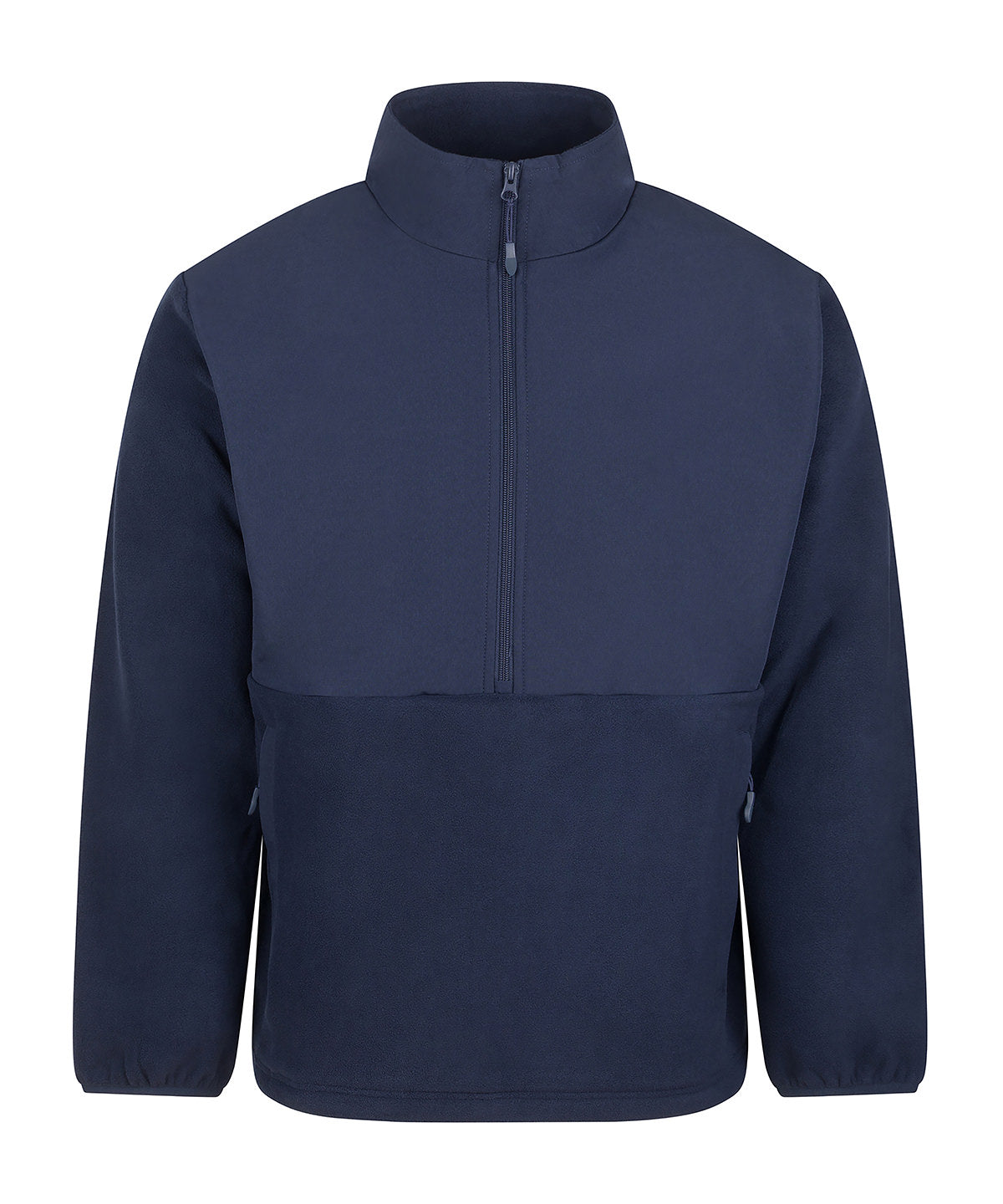 1/2-zip microfleece - FR856 - Navy - Customisable Fleece
