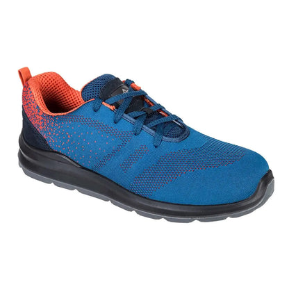 Steel Textile Trainer S1 P Fo Sr Ft25 - Blue Orange - Customisable Trainers