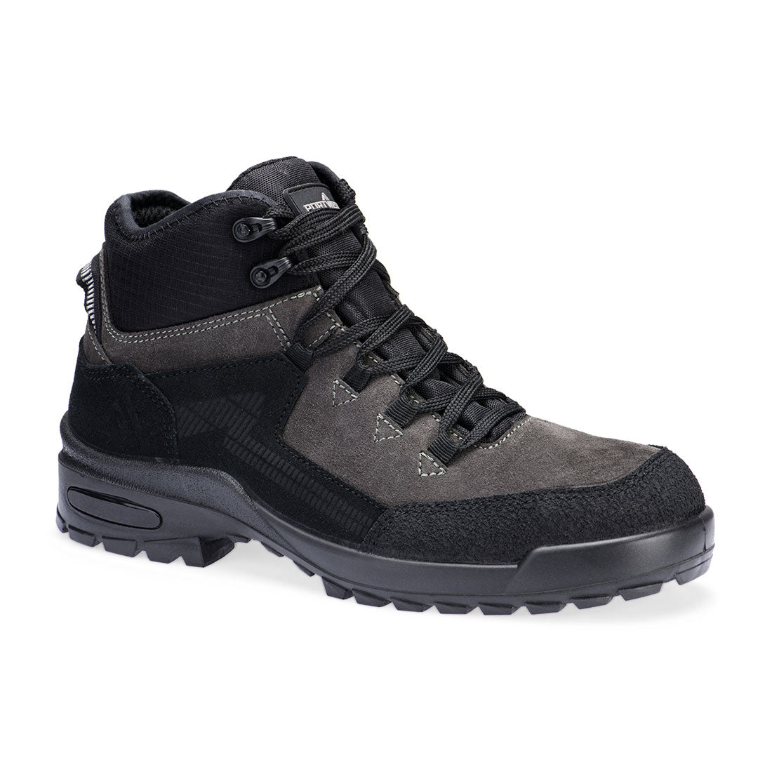 Steel Suede Ankle Boot S3 L Ci Fo Sr Ft72 - Black Grey - Customisable Boots