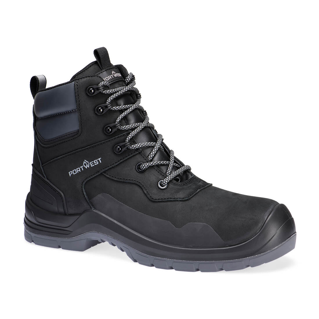 Composite Nubuck Ankle Boot S7 L Lg Fo Sr Sc Fv06 - Black - Customisable Boots
