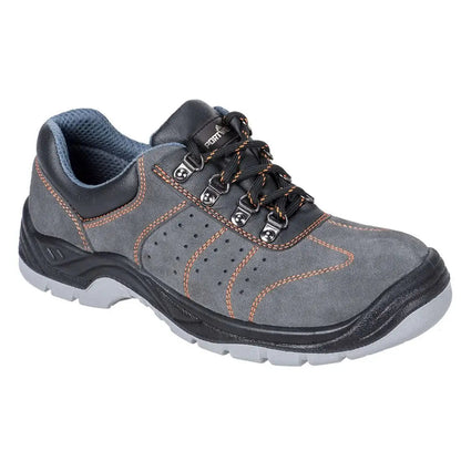 Steel Suede Leather Low Shoe S1 P Src Fw02 - Grey - Customisable Trainers