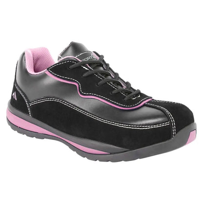 Steel Leather Trainer S1 P Hro Sr Fw39 - Black Pink - Customisable Trainers