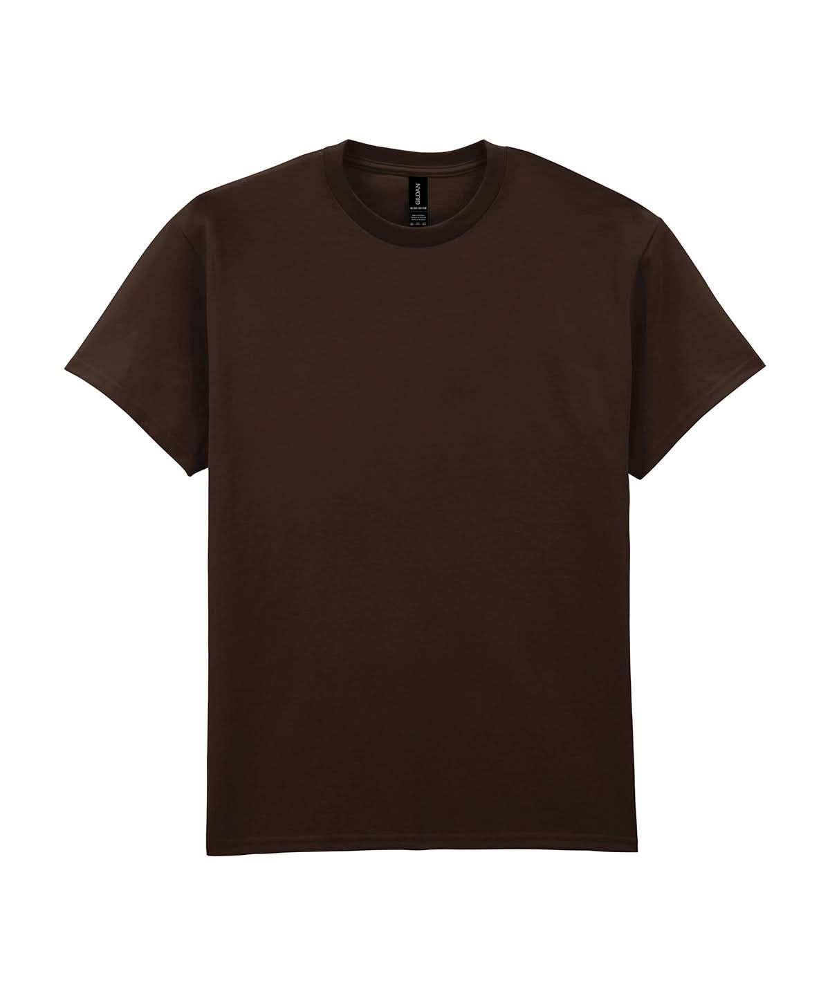 Gildan Ultra Cotton Adult T-shirt Dark Chocolate 2000 - Dark Chocolate - Customisable T-Shirt