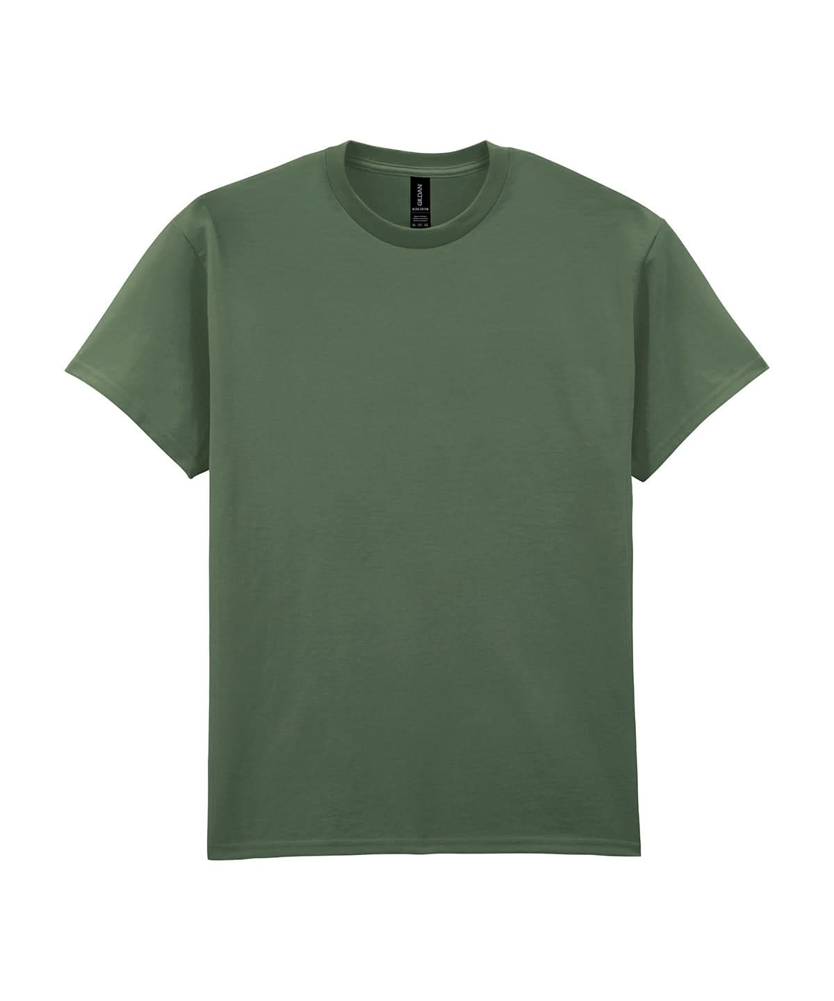 Gildan Ultra Cotton Adult T-shirt Military Green 2000 - Military Green - Customisable T-Shirt