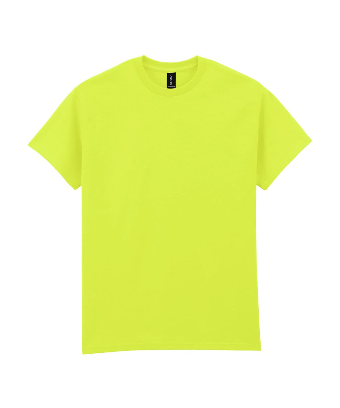 Gildan Ultra Cotton Adult T-shirt Safety Green 2000 - Safety Green - Customisable T-Shirt