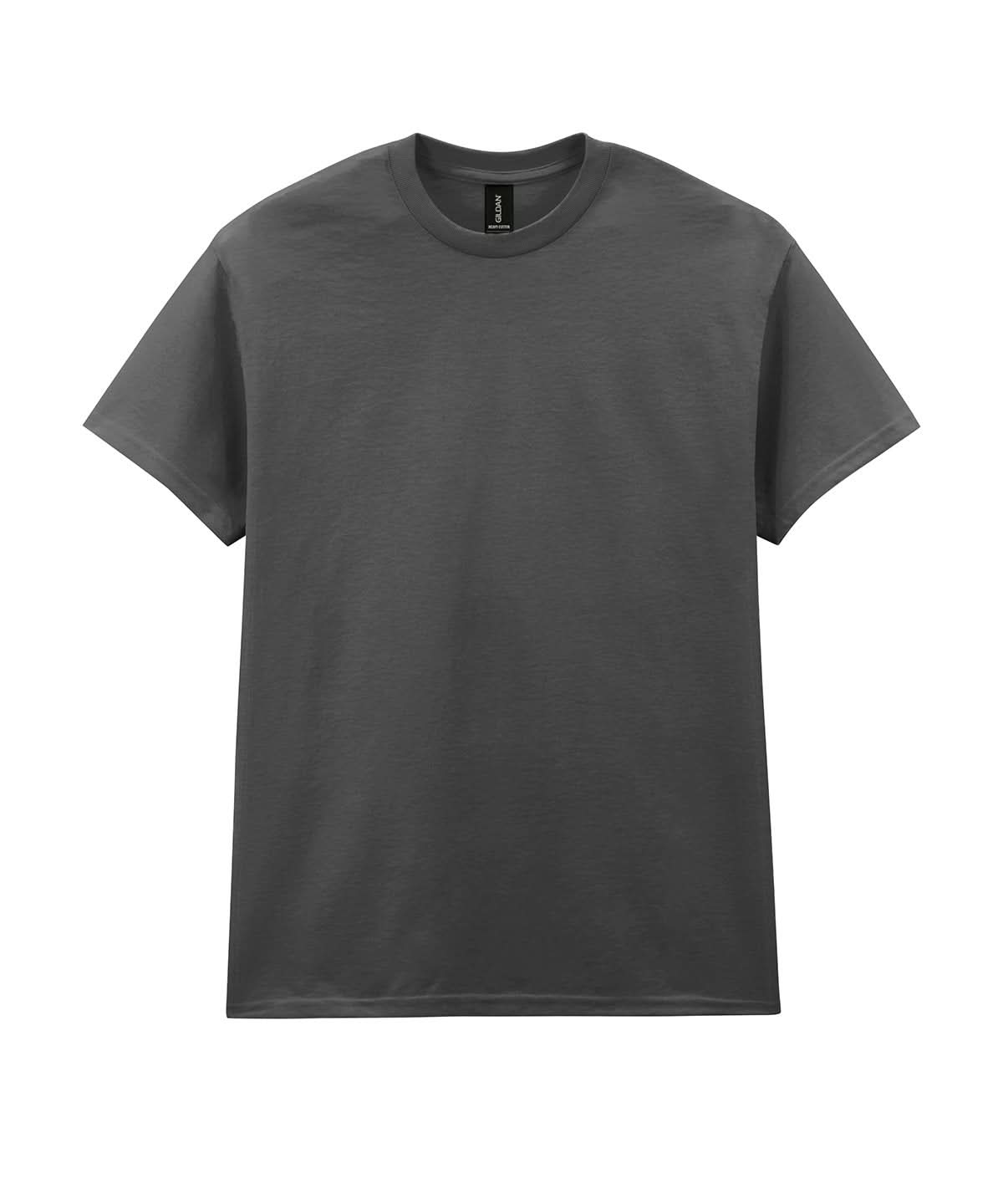 Gildan Heavy Cotton adult t shirt Charcoal GD005 - Charcoal - Customisable T-Shirt