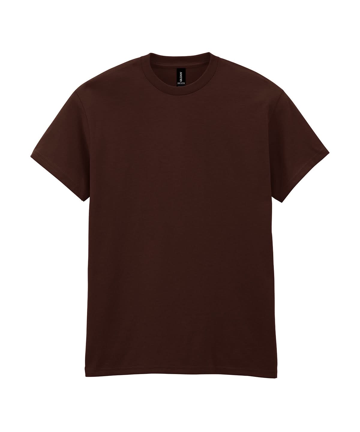Gildan Heavy Cotton adult t shirt Dark Chocolate GD005 - Dark Chocolate - Customisable T-Shirt