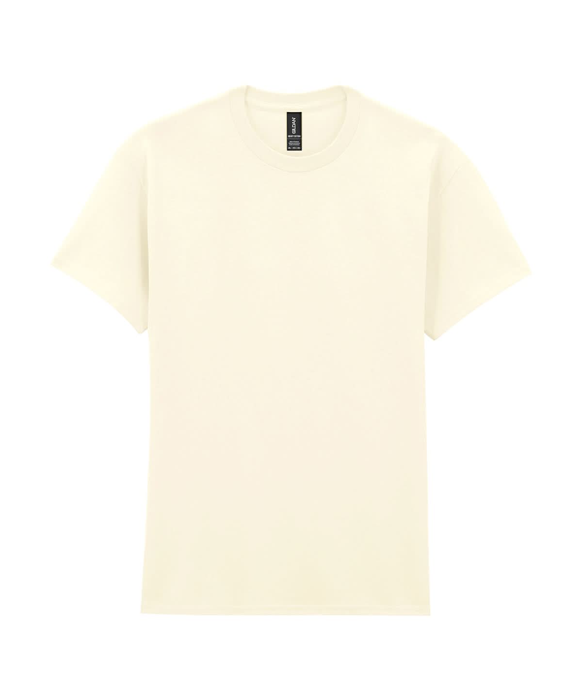 Gildan Heavy Cotton adult t shirt Off White GD005 - Off White - Customisable T-Shirt