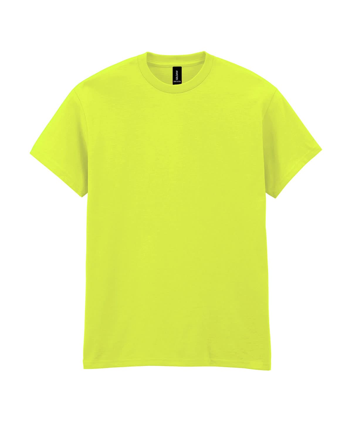 Gildan Heavy Cotton adult t shirt Safety Green GD005 - Safety Green - Customisable T-Shirt