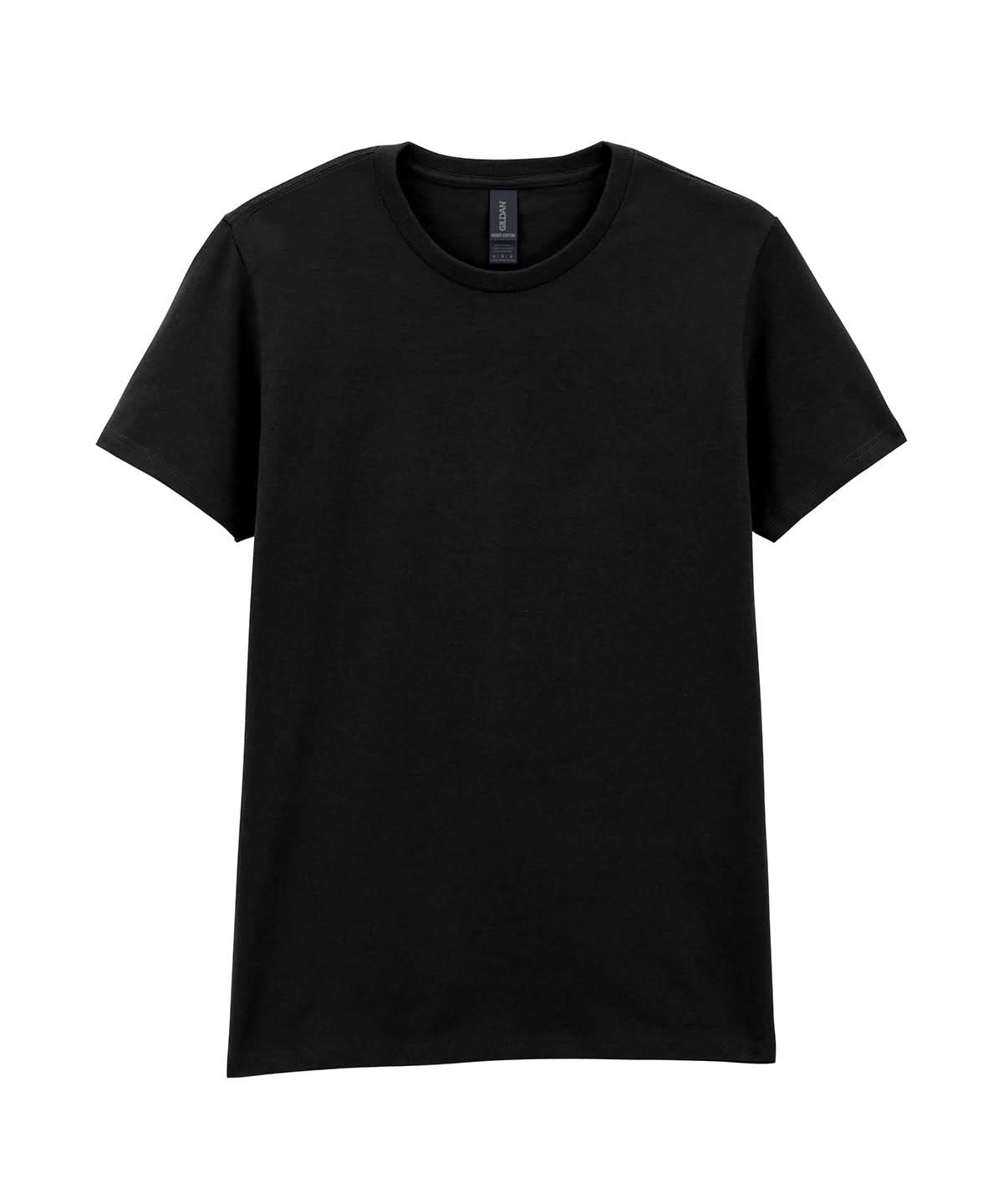 Gildan Heavy Cotton Womens T Shirt GD006 - Black - Customisable T-Shirt