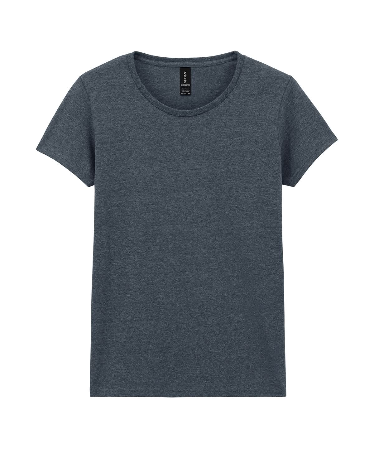 Gildan Heavy Cotton Womens T Shirt GD006 - Dark Heather - Customisable T-Shirt