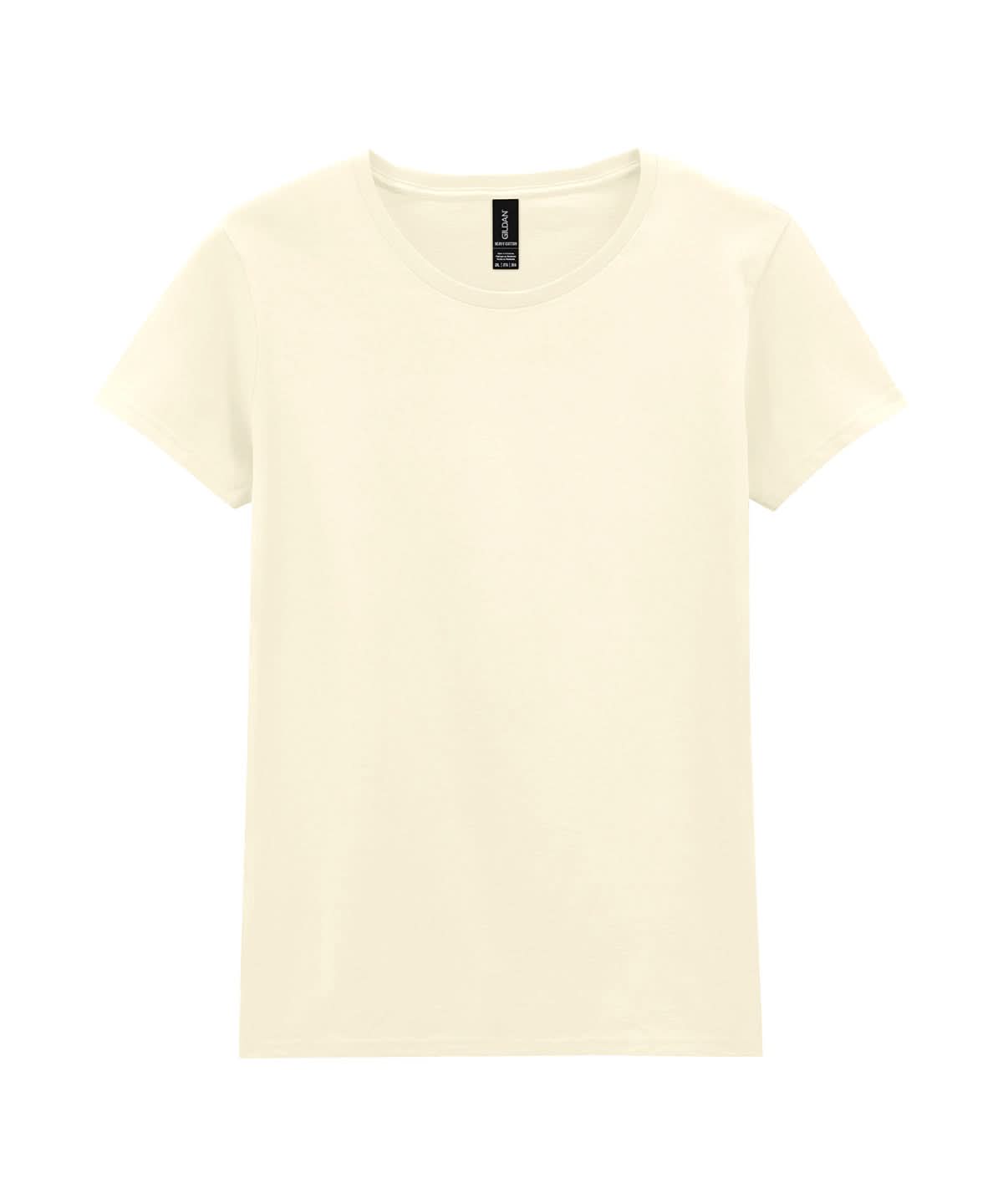 Gildan Heavy Cotton Womens T Shirt GD006 - Off White - Customisable T-Shirt