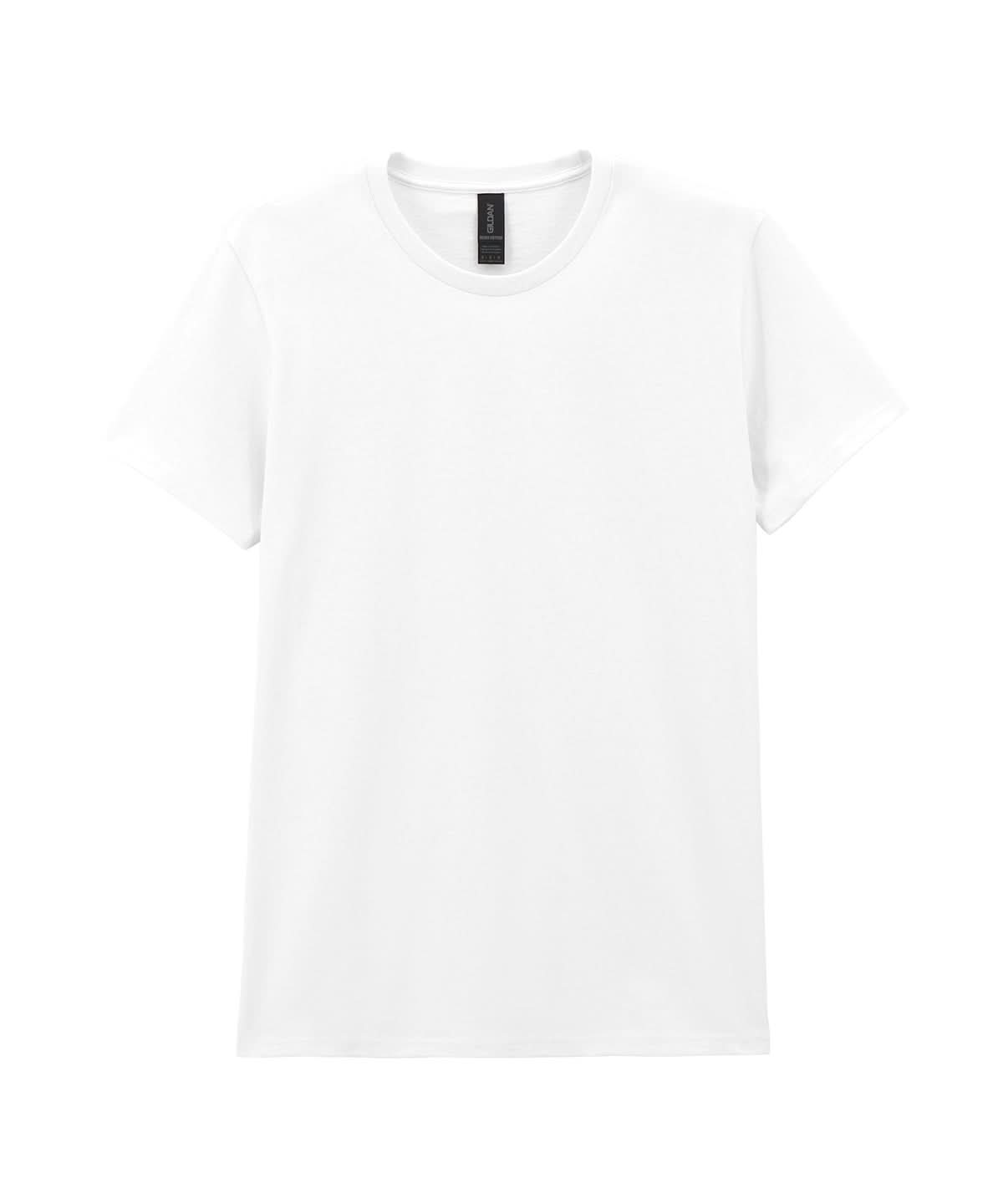 Gildan Heavy Cotton Womens T Shirt GD006 - White - Customisable T-Shirt
