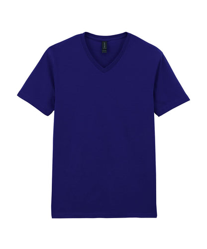 Gildan Softstyle V Neck T Shirt GD010 - Navy - Customisable T-Shirt