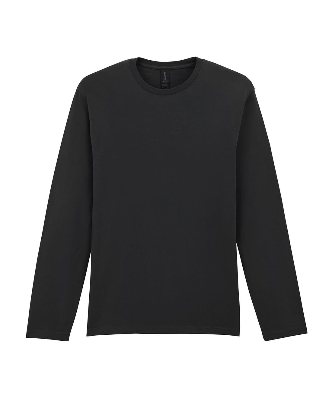 Gildan Softstyle Long Sleeve T Shirt GD011 - Black - Customisable T-Shirt