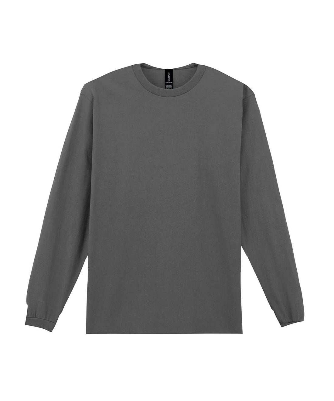 Gildan Ultra Cotton Adult Long Sleeve T Shirt Charcoal 2400 - Charcoal - Customisable T-Shirt