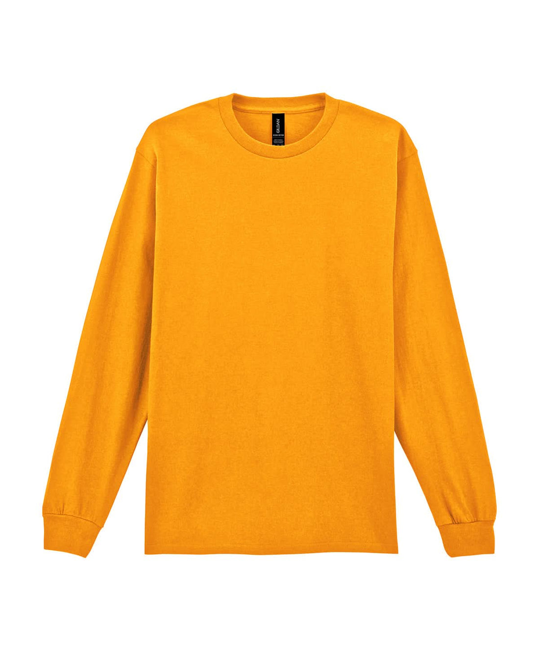 Gildan Ultra Cotton Adult Long Sleeve T Shirt Gold 2400 - Gold - Customisable T-Shirt