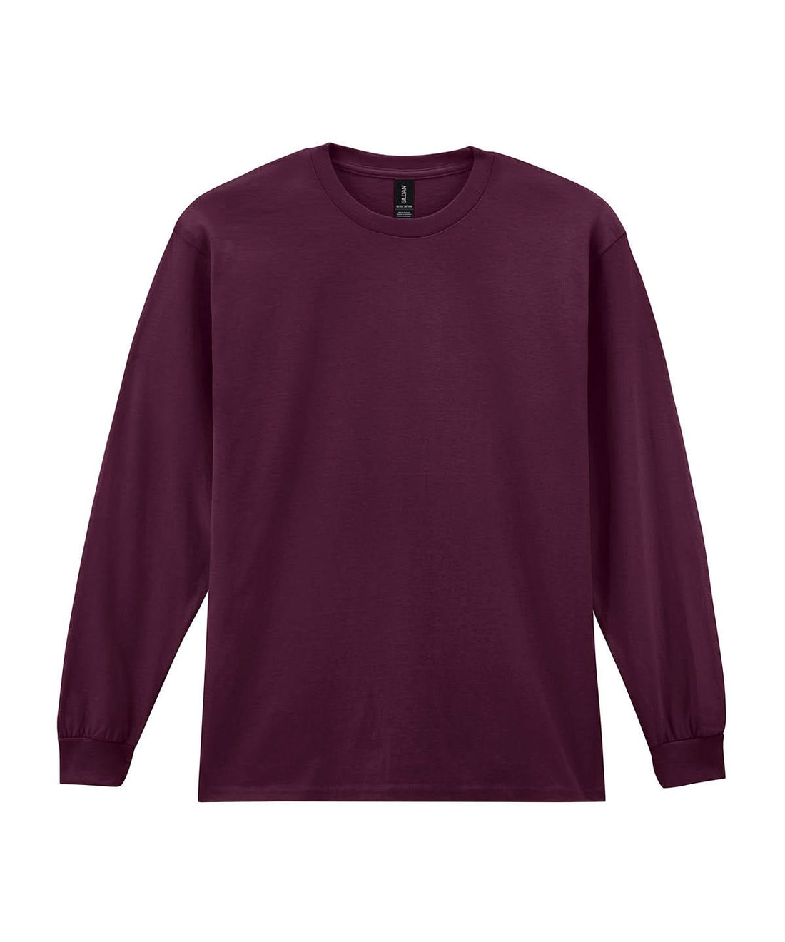 Gildan Ultra Cotton Adult Long Sleeve T Shirt Maroon 2400 - Maroon - Customisable T-Shirt