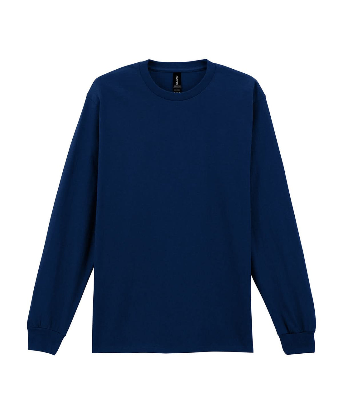 Gildan Ultra Cotton Adult Long Sleeve T Shirt Navy 2400 - Navy - Customisable T-Shirt
