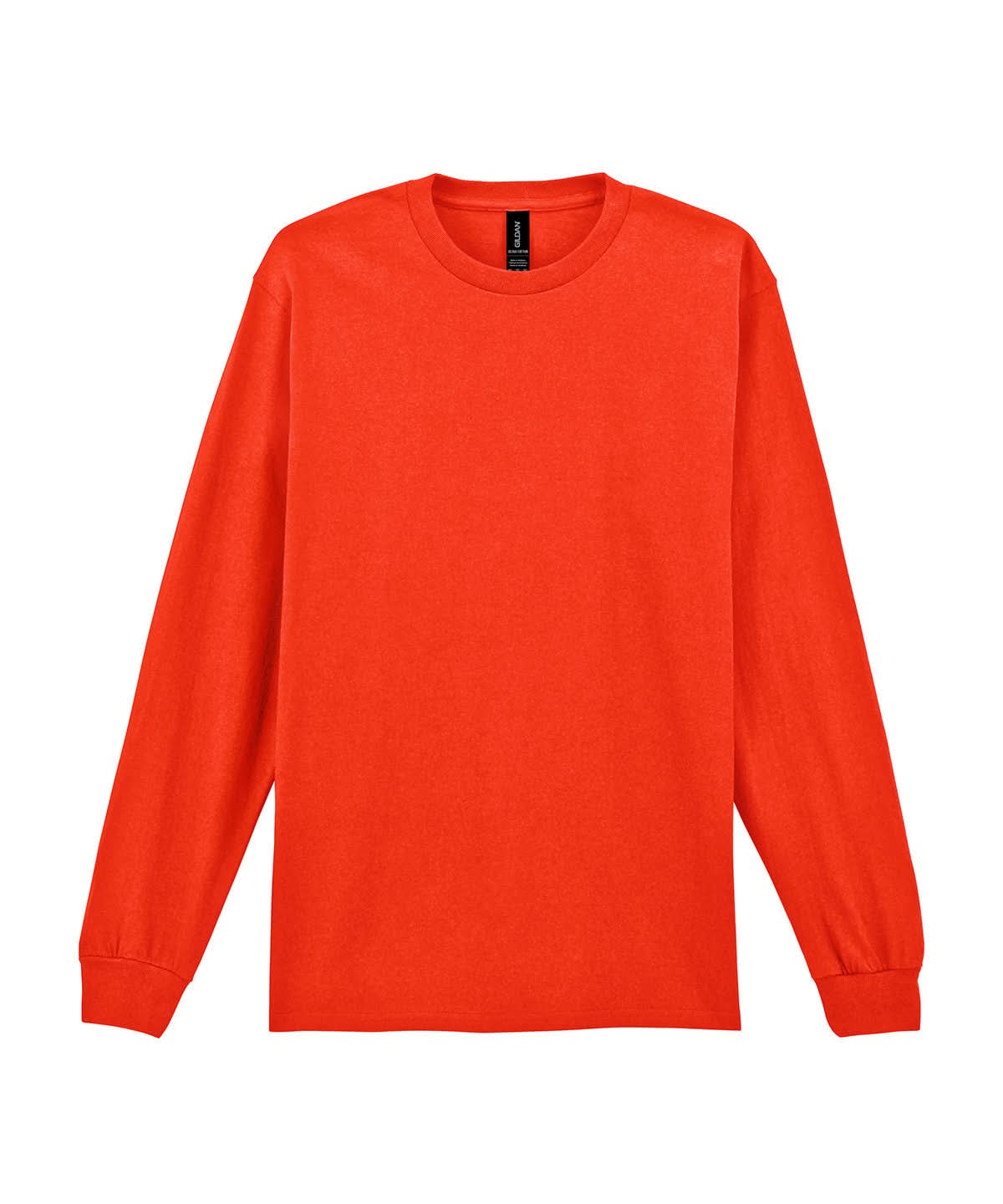 Gildan Ultra Cotton Adult Long Sleeve T Shirt Orange 2400 - Orange - Customisable T-Shirt
