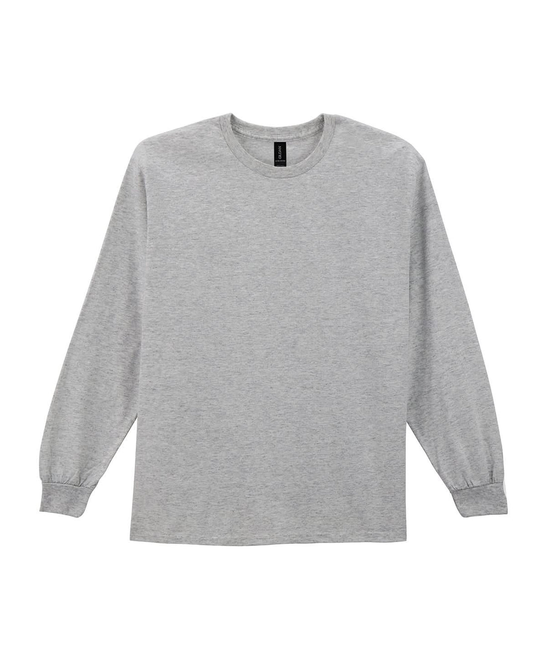 Gildan Ultra Cotton Adult Long Sleeve T Shirt Sport Grey 2400 - Sport Grey - Customisable T-Shirt