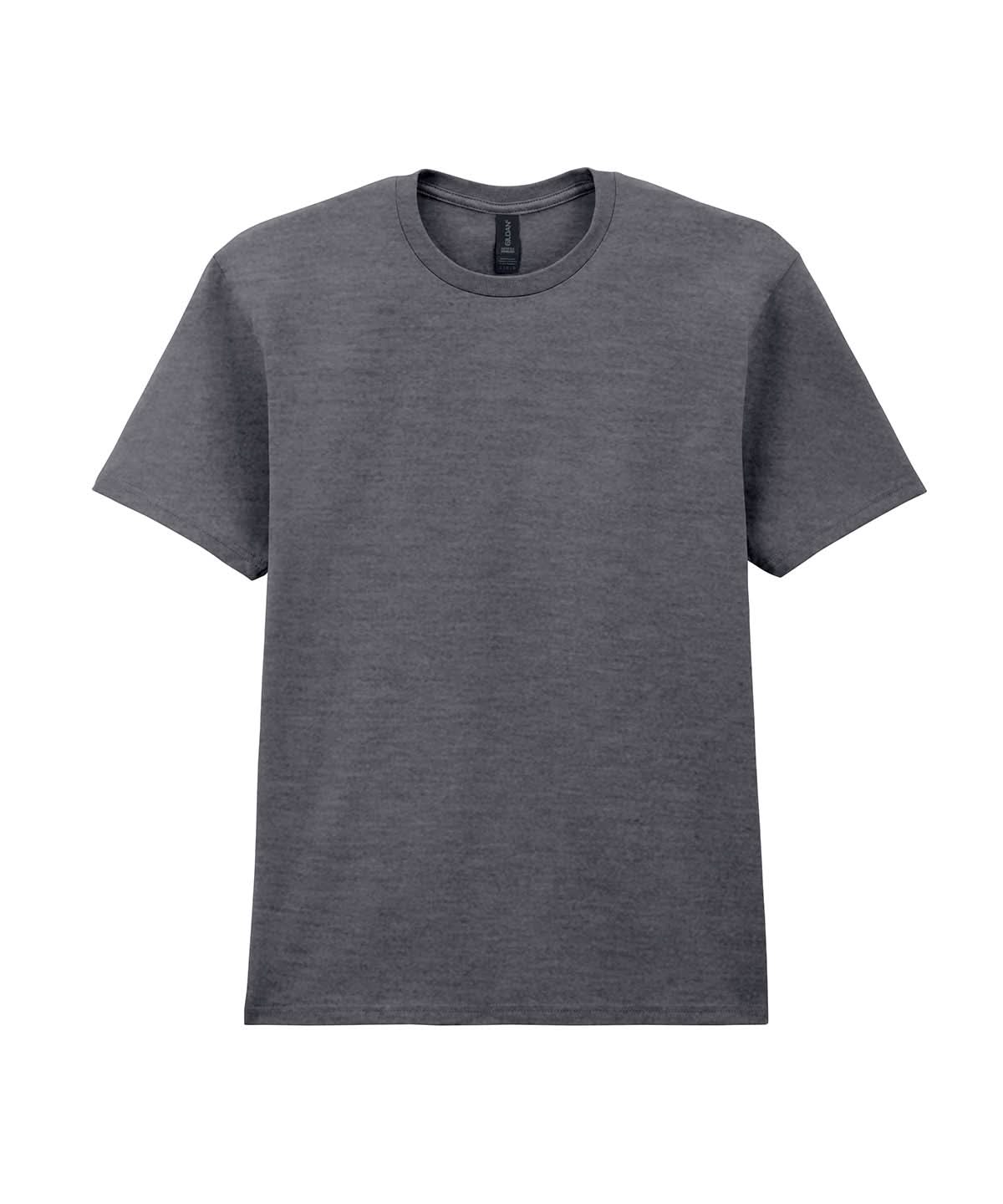 Gildan Softstyle Midweight Adult T Shirt Graphite Heather GD024 - Graphite Heather - Customisable T-Shirt