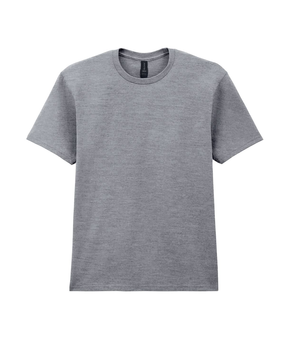 Gildan Softstyle Midweight Adult T Shirt Ringspun Sport Grey GD024 - Ringspun Sport Grey - Customisable T-Shirt