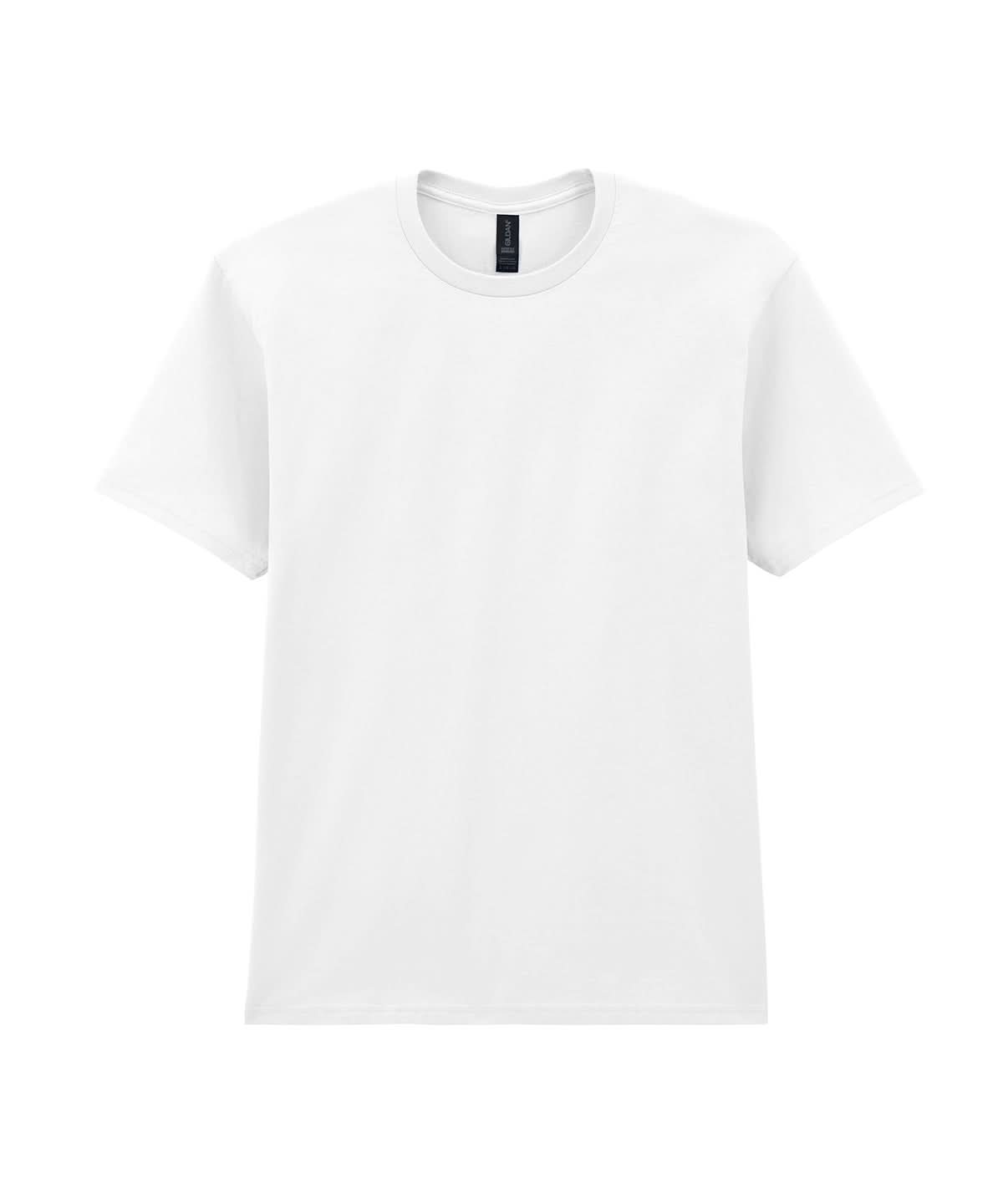 Gildan Softstyle Midweight Adult T Shirt White GD024 - White - Customisable T-Shirt