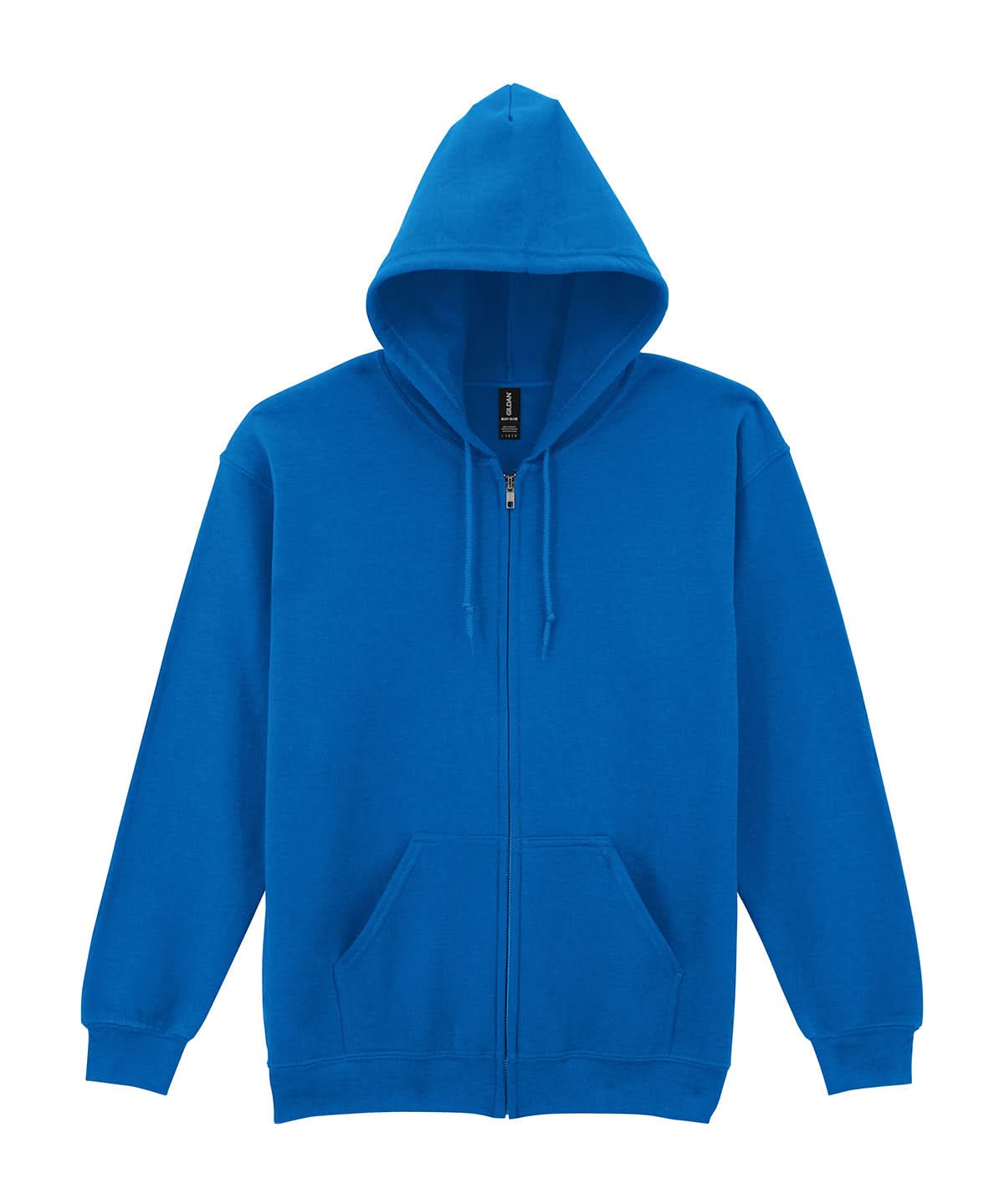 Heavy Blend Adult Zip Hood Sweat Black - 18600 - Royal - Customisable Sweatshirts And Hoodies