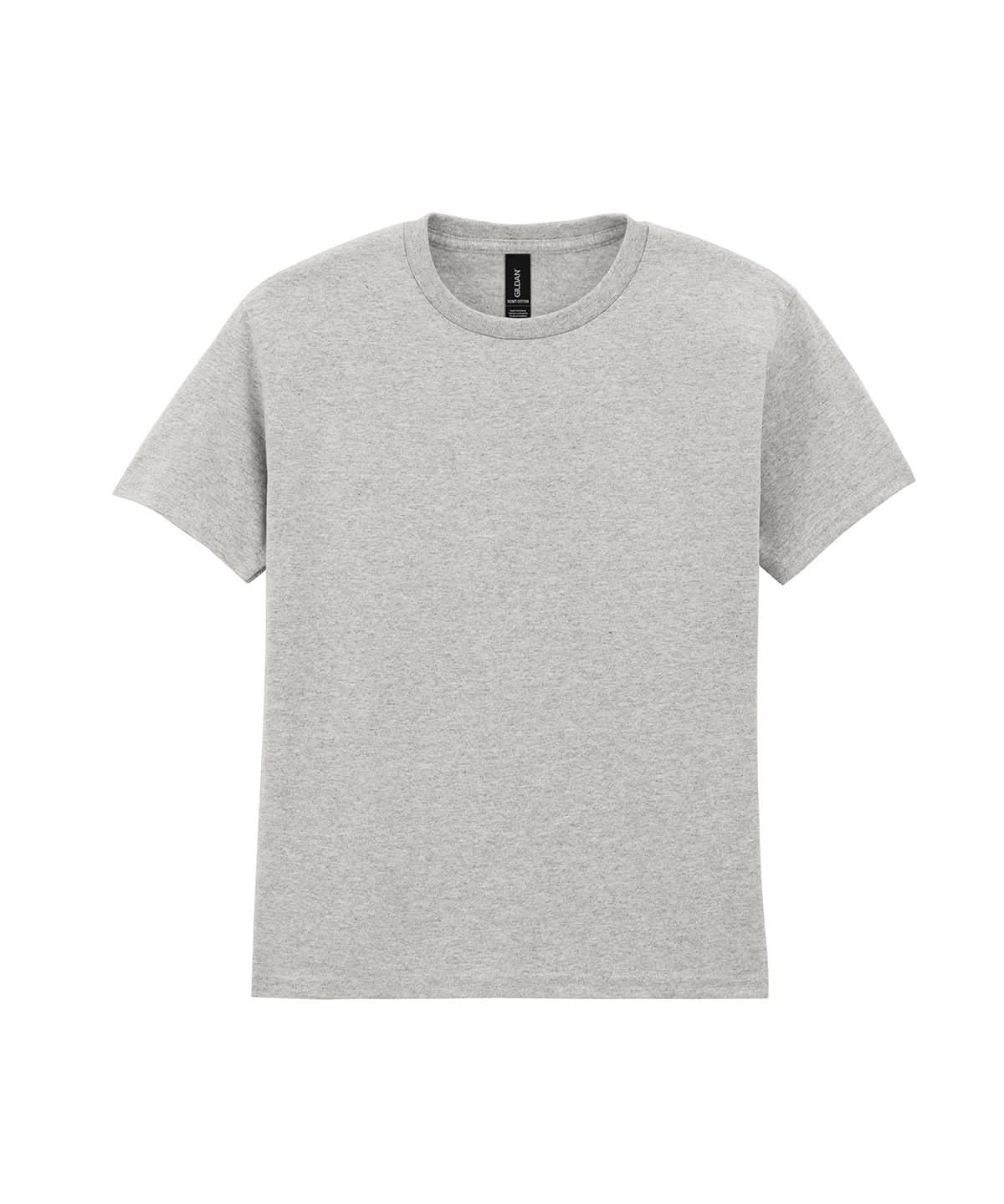 Gildan Heavy Cotton Youth T Shirt Ash GD05B - Ash - Customisable T-Shirt