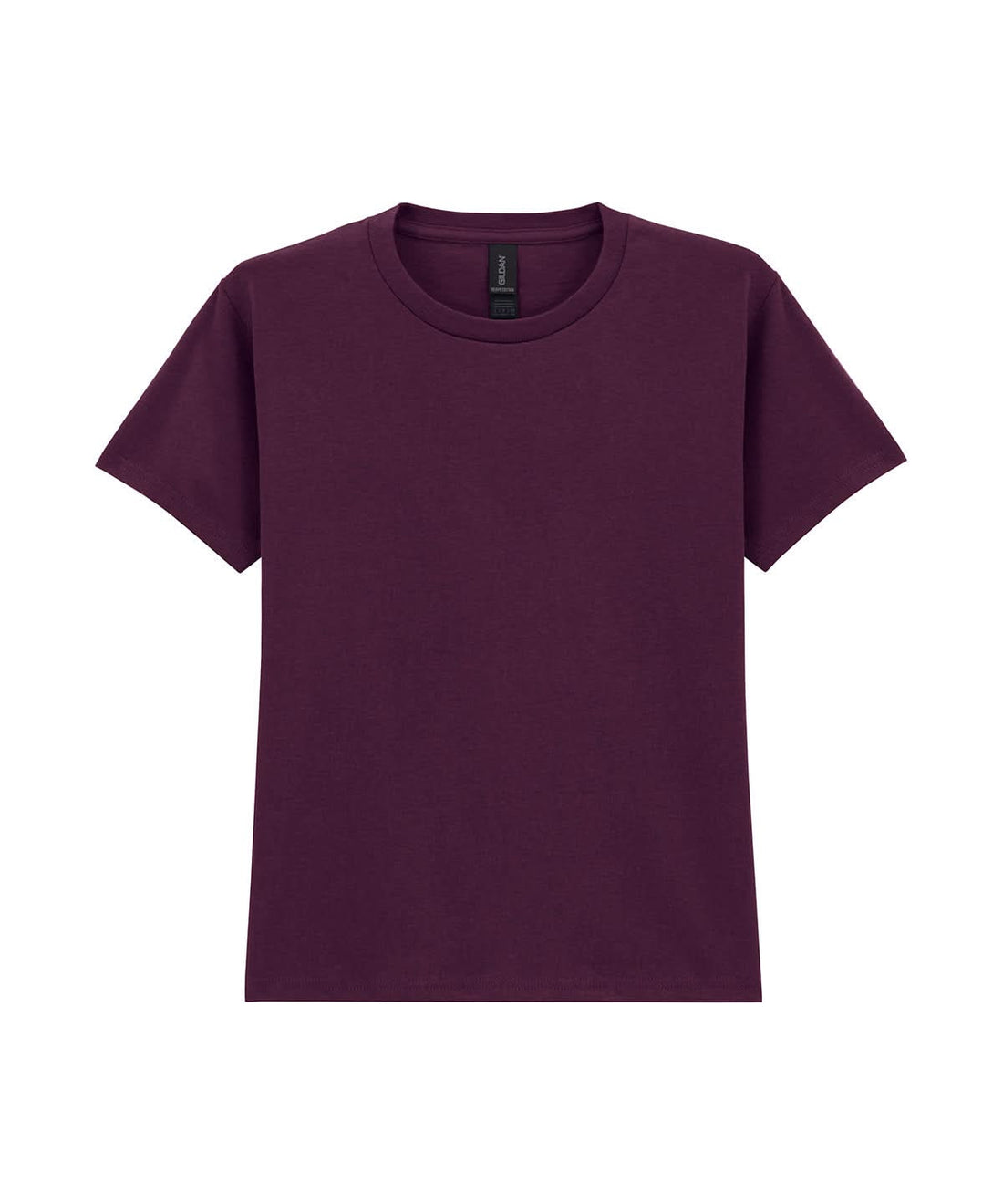 Gildan Heavy Cotton Youth T Shirt Maroon GD05B - Maroon - Customisable T-Shirt