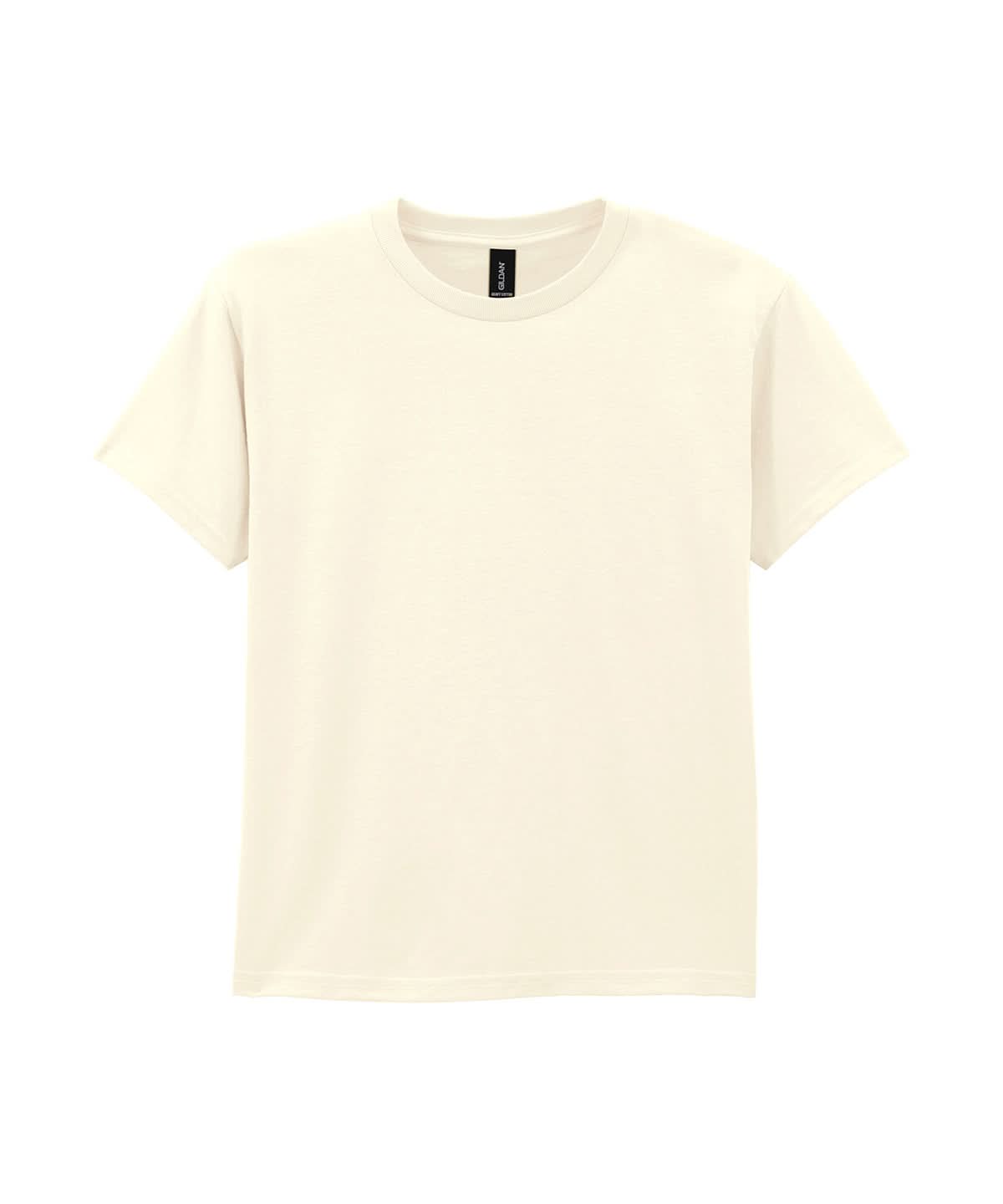 Gildan Heavy Cotton Youth T Shirt Off White GD05B - Off White - Customisable T-Shirt