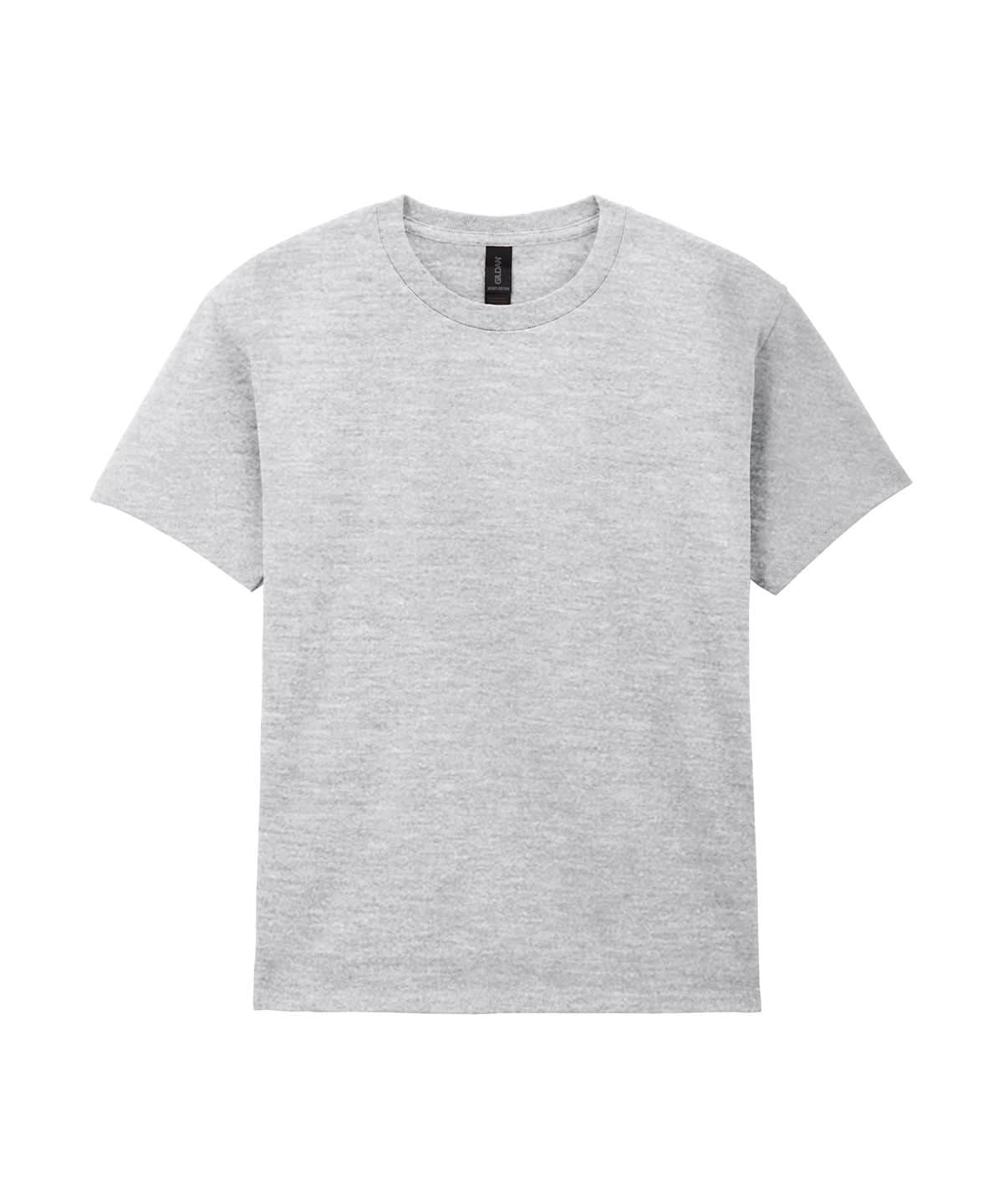 Gildan Heavy Cotton Youth T Shirt Sport Grey GD05B - Sport Grey - Customisable T-Shirt