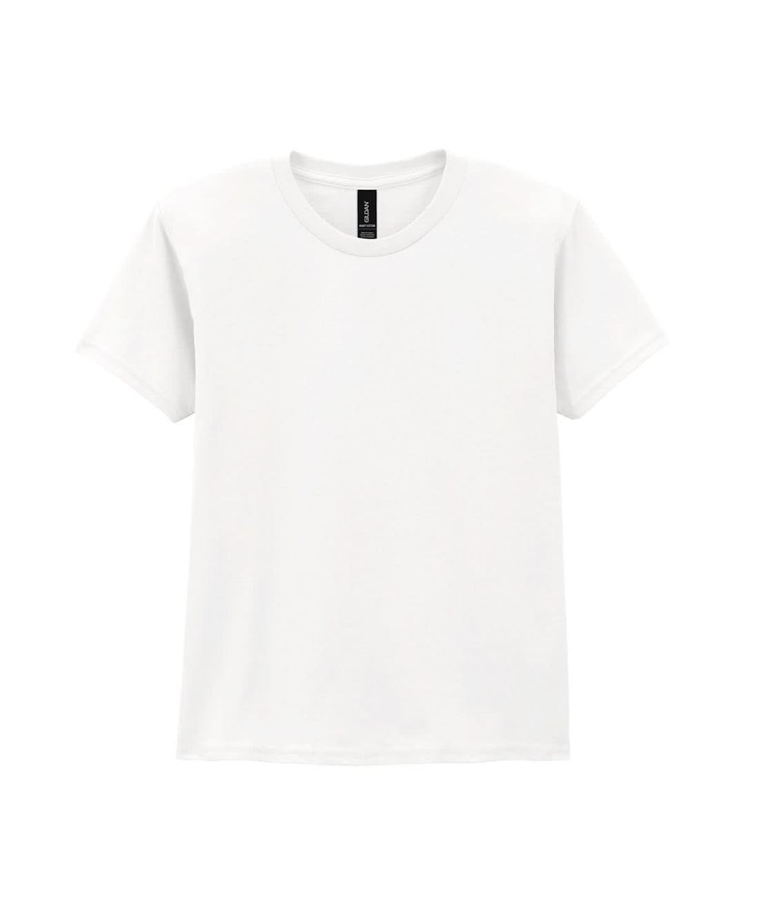 Gildan Heavy Cotton Youth T Shirt White GD05B - White - Customisable T-Shirt