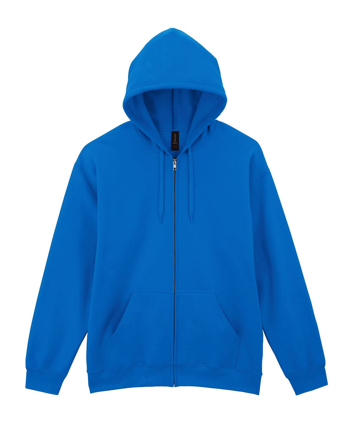 Gildan Softstyle Midweight Fleece Adult Full Zip Hooded sweatshirt GD068 - Royal - Customisable Sweatshirts