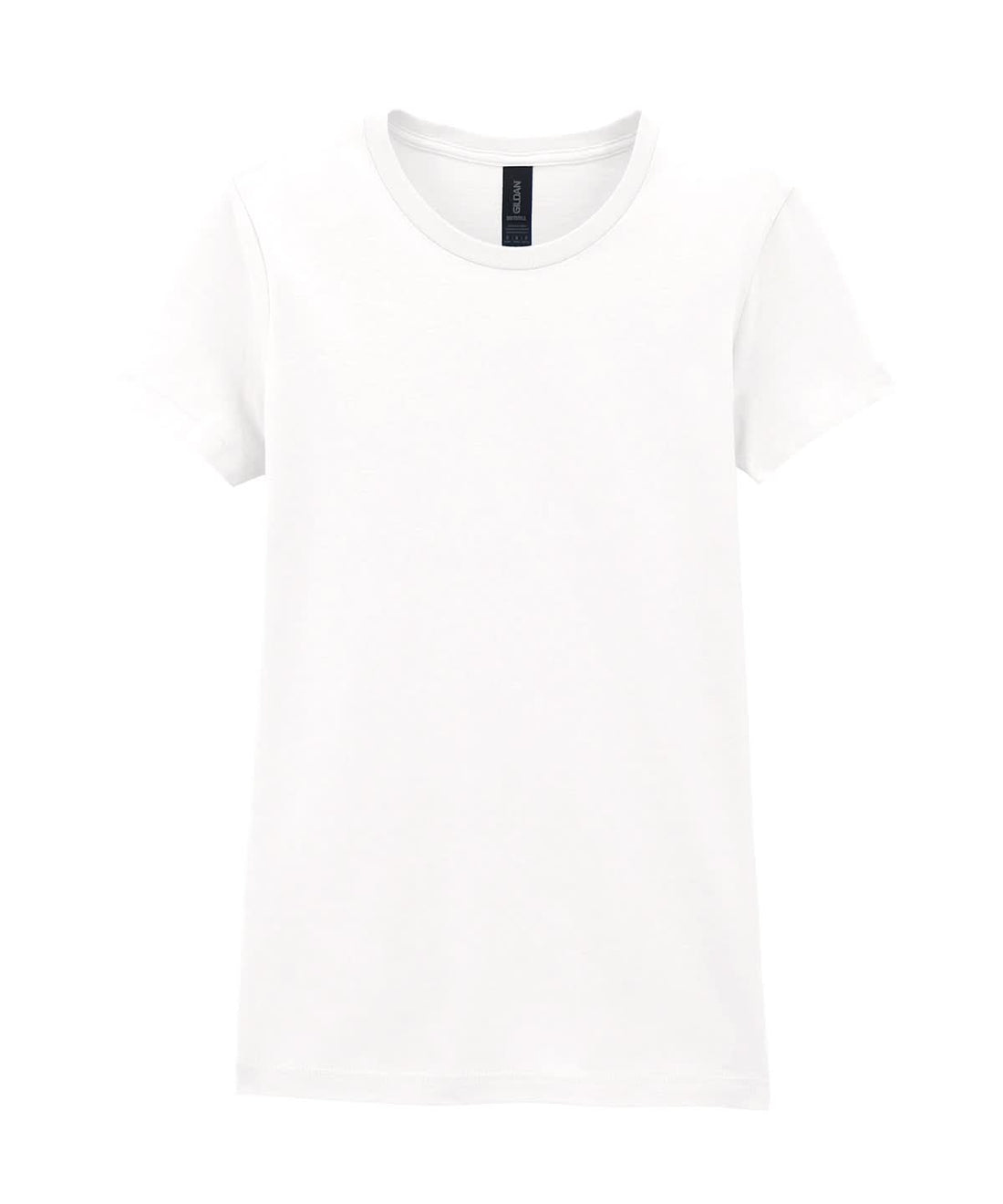 Gildan Softstyle Womens Ringspun T Shirt White GD072 - White - Customisable T-Shirt