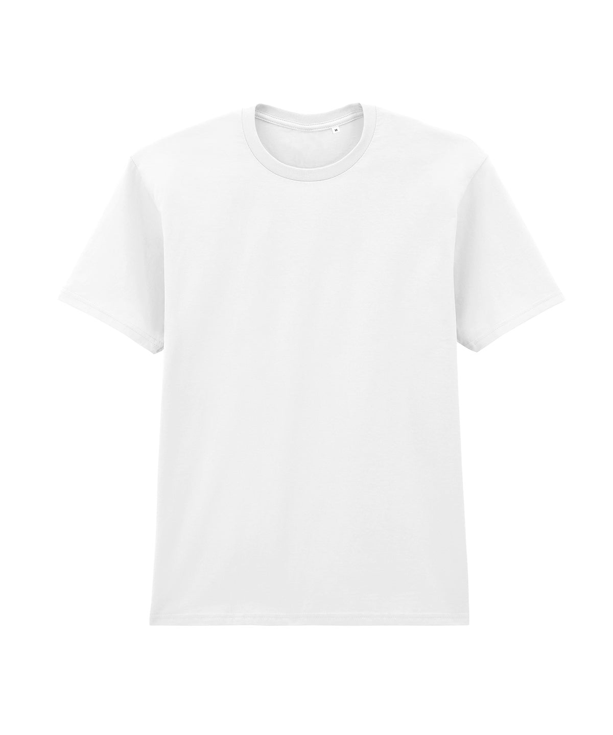 Softstyle™ midweight adult no-label enzyme wash t-shirt - GD102 - White - Customisable T-Shirts