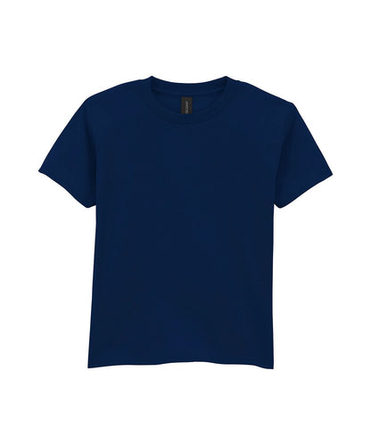 Gildan Softstyle Midweight Youth T Shirt GD24B - Navy - Customisable T-Shirt