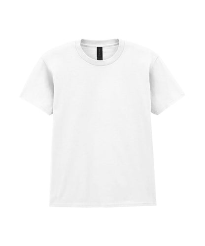 Gildan Softstyle Midweight Youth T Shirt GD24B - White - Customisable T-Shirt