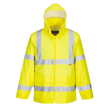 Hi Vis Rain Jacket H440 - Yellow - Customisable Rain Jackets