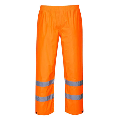 Hi Vis Rain Trousers H441 - Orange - Customisable Rain Trousers