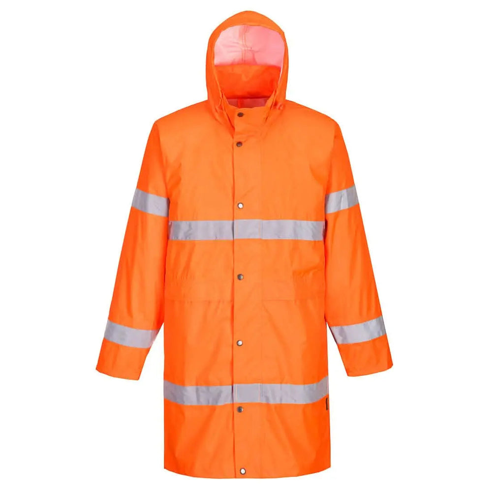 Hi Vis Rain Coat 100cm - H442