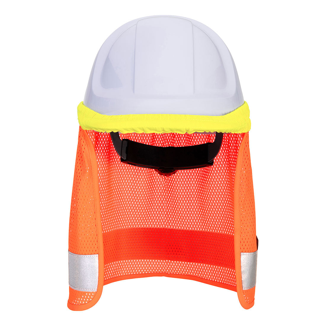 Hi Vis Neck Shade - HA17 - Orange R - Customisable High Visibility Accessories